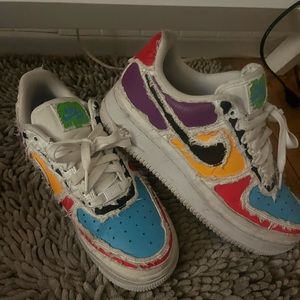 air force 1 tear off